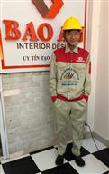 Bảo An  QUẦN ÁO BẢO HỘ GHI PHA ĐỎ 012 BA 012