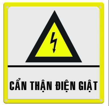 biển cảnh báo nguy hiểm điện giật
